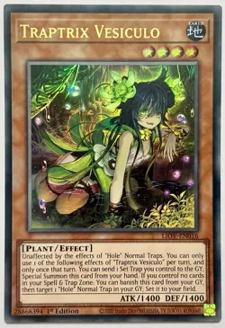 LIOV-EN016 Traptrix Vesiculo - Ultra Rare 1st Edition Near Mint YuGiOh Card - Image 1