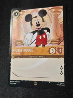 Disney Lorcana Mickey Mouse True Friend 15/P2 Signature Autograph Quest Promo NM - Image 2