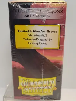 DRAGON SHEILD Art Card Sleeves Valentine 100 Count New Sealed - Image 4
