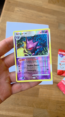 Gengar 18/100 Reverse Holo Rare Stormfront Pokemon Card - Image 2