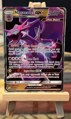 Naganadel GX - SM Unified Minds 160/236 - Half-Art Rare Pokemon Card - Image 1