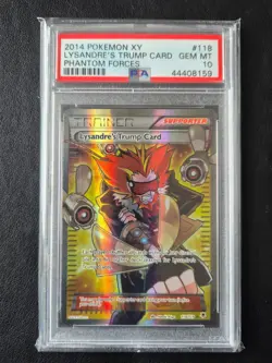 PSA 10 - XY Phantom Forces - Lysandre's Trump Card - 118/119 - Ultra Rare - Image 1