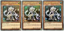 3 x DUOV-EN054 Traptrix Genlisea - Ultra Rare 1st Edition Near Mint YuGiOh Card - Image 1
