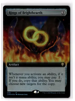 Rings of Brighthearth (Extended Art) 698 Commander Legends Foil NM - Image 1