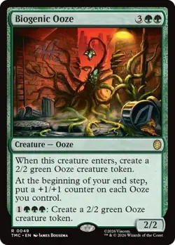 NM Biogenic Ooze, MTG, TMNT Commander, Magic the Gathering, 49 - Image 1