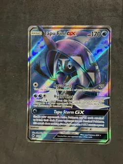 Pokemon Sun & Moon Full Art - Burning Shadows 133/147 Tapu Fini GX - Image 1