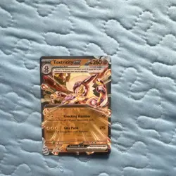 Pokemon TCG Toxtricity ex Holo Double Rare SV04 Paradox Rift 100/182 260 - Image 1