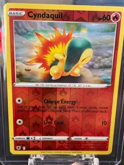 Cyndaquil [023/189] - Reverse Holo - Pokemon SWSH10 Astral Radiance M/NM - New - Image 1