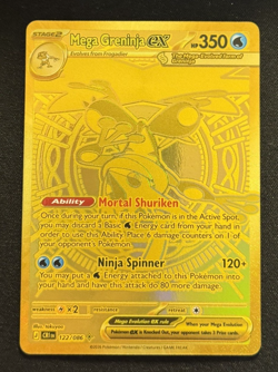 **MINT** Pokemon TCG MEGA GRENINJA EX Hyper Rare 122/086 Chaos Rising - Image 1