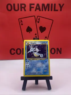Kingdra 8/111 Neo Genesis 1st Edition Holo Swirl 2000 WOTC Pokemon TCG HP - Image 1