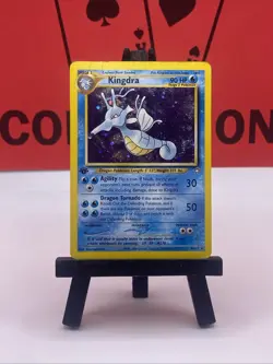 Kingdra 8/111 Neo Genesis 1st Edition Holo Swirl 2000 WOTC Pokemon TCG HP - Image 2
