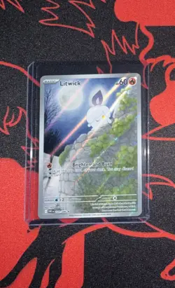Pokemon Litwick 101/086 Sv: White Flare Holo Illustration Rare 60 HP 2025 - Image 1