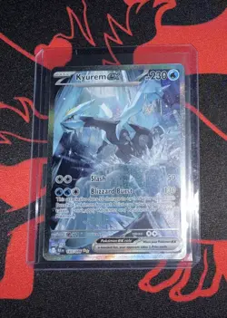 Kyurem ex 165/086 SV: Black Bolt SAR Holo English Basic Pokemon TCG HP 230 - Image 1