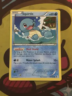 Pokemon Squirtle 29/149 - XY Boundaries Crossed - Non Holo - Excellent - Image 1