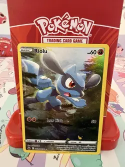 Pokemon Riolu GG26/GG70 Crown Zenith Galarian Gallery Holo LP - Image 1