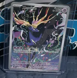 Pokemon TCG Xerneas Illustration Rare Full Art Holo 091/086 Chaos Rising NM - Image 1