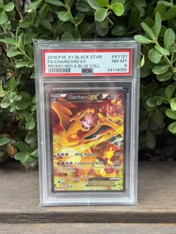 Pokemon TCG Charizard EX XY121 Holo Promo - PSA 8 NM-MT 🔥 - Image 3