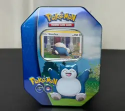 Pokemon Go Snorlax Tin TCG Sealed - Image 1