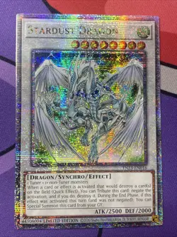 Stardust Dragon (Quarter Century Secret Rare) (TN23) YU-GI-OH Near Mint - Image 1