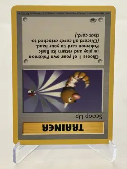 Pokemon Scoop Up Trainer Card 078/102 Regular Rare, Vintage TCG Shadowless NM - Image 2