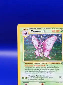 Venemoth 13/64 Jungle Set Holo Rare Pokemon Card Nintendo Pokemon TCG WOTC 1999 - Image 4