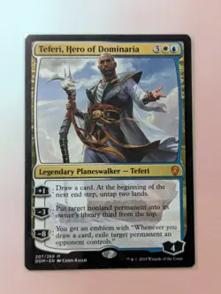Teferi, Hero of Dominaria MTG Dominaria Magic the Gathering 207/269 M LP - Image 1