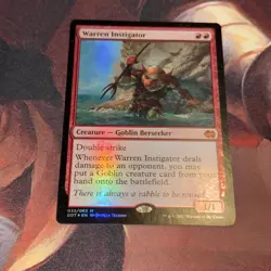 Warren Instigator X1 Mtg Duel Decks Nm Foil - Image 1