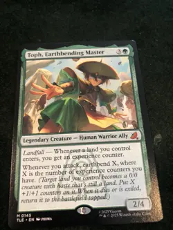 MTG Toph, Earthbending Master (145/319) Avatar The Last Airbender Eternal NM - Image 1