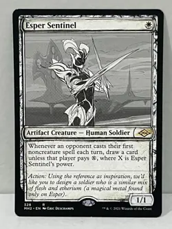 Esper Sentinel #328 - Showcase Sketch Variant - Modern Horizons 2 MH2 MTG R - Image 1