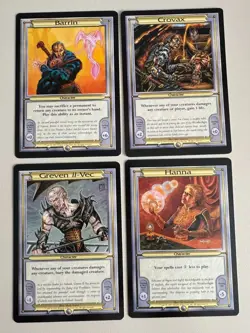 4x - MTG Vanguard RARE Magic Oversized - ENGLISCH - ©1997 M/NM 4 Charaktere - Image 1