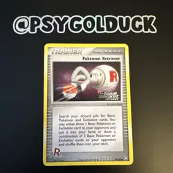 Pokemon TCG: Pokemon Retriever Reverse Holo Stamped 84/109 - EX Team Rocket E10 - Image 1