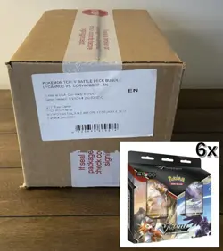 Case of 6 Pokemon TCG: V Battle Deck Bundle Lycanroc VS. Corviknight EN - SEALED - Image 1