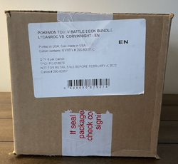 Case of 6 Pokemon TCG: V Battle Deck Bundle Lycanroc VS. Corviknight EN - SEALED - Image 2
