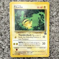 Wizards of the Coast Pikachu 27 Promo 2000 English Regular 30 HP Basic - Image 1