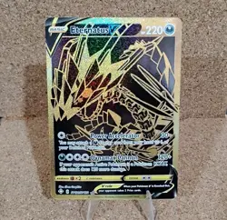 Pokemon Eternatus V SV121/SV122 Shining Fates Shiny Vault Gold Full Art - Image 1