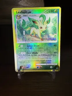 Pokemon TCG Leafeon 24/100 Platinum Holo Rare Stage 1 90 HP 2008 - Image 1