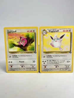 Pokemon TCG Jungle Wigglytuff 32/64 Jigglypuff 54/64 bundle - Image 3