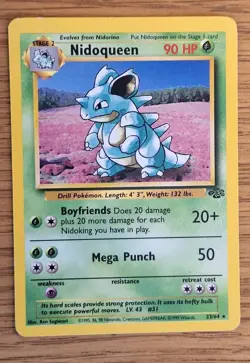 Pokemon Nidoqueen 23/64 Rare Jungle Unlimited - Image 1