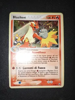 Pokemon Blaziken 3/109 EX Rubino & Zaffiro Rara Holo Ita Near Mint - Image 2