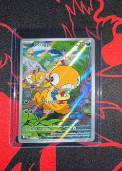 Scraggy 138/086 - Pokemon TCG - White Flare Illustration Rare Holo - Image 1