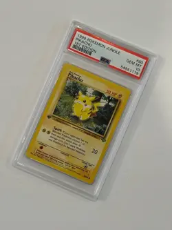 Pokemon 1999 Jungle 1st Edition - PIKACHU 60/64 - PSA 10 - Perfect! - Image 1