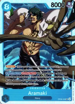 Aramaki SR Wings of the Captain OP06-043 One Piece TCG - Image 1