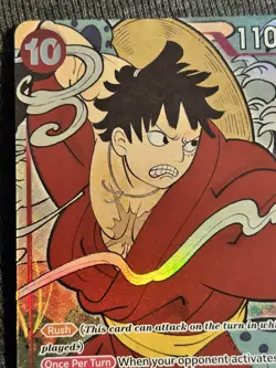 Monkey.D.Luffy (English Version 1st Anniversary) ST10-006 One Piece TCG Promo NM - Image 2