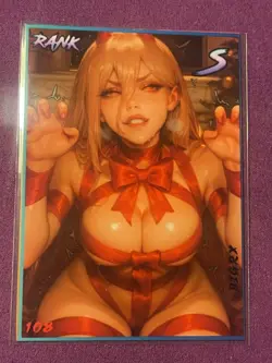 Power from Chainsawman Hot Spicy Anime Waifu Custom Trading Card Goddess ACG - Image 1