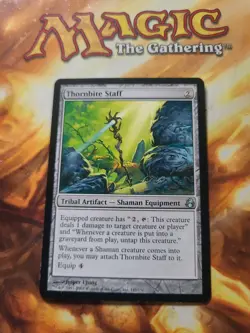Magic the Gathering - Thornbite Staff Morningtide 145/150 Regular - NM - MTG - Image 1
