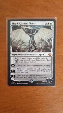 Elspeth, Storm Slayer TDM M 0011 Legendary Planeswalker White Wizards - Image 1
