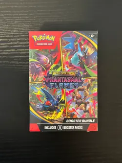 Pokemon TCG: Phantasmal Flames Booster Bundle - Brand New, Factory Sealed Packs - Image 1