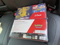 Pokemon TCG Surging Sparks ETB + Booster Bundle Costco Pack Sealed *Lot of 2* - Image 2