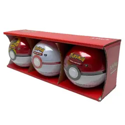 Pokemon TCG Pokeball Tins Costco Exclusive 3-Pack Box Sealed - Image 1