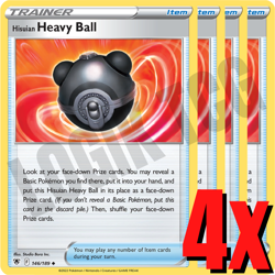 4x Hisuian Heavy Ball 146/189 x4 - Astral Radiance - Pokemon TCG - Playset - Image 1